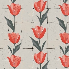 Tulips in Concrete