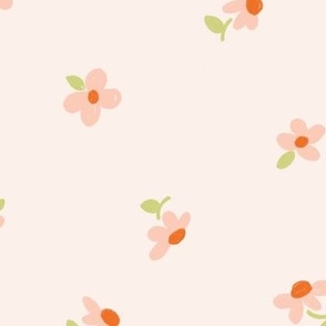 Peachy daisy floral light