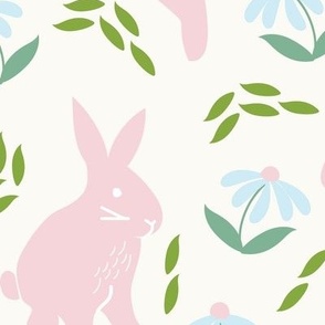 Large-scale Spring Bunnies