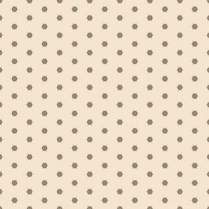 Sage green hexagon dots on a pale beige or light cream background - geometric neutral quilt blender - 