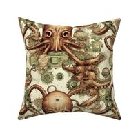 steampunk copper octopus