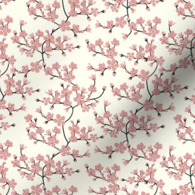 Arboretum- Cherry Blossom- Misty Rose Pink- Small Scale