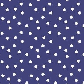 Heart Petal Confetti - Royal Blue Purple