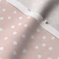 Heart Petal Confetti - Neutral Pinky Peach