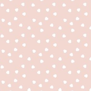 Heart Petal Confetti - Neutral Pinky Peach