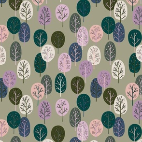 Woodland | sage | medium