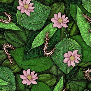 Forest Biome - Leaves, Centipedes, and Forest Flowers