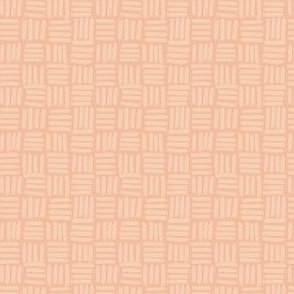 Basket Weave in Light Peach