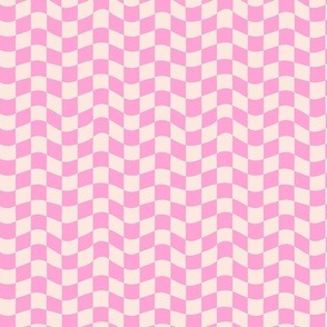  Checkered waves - Pink