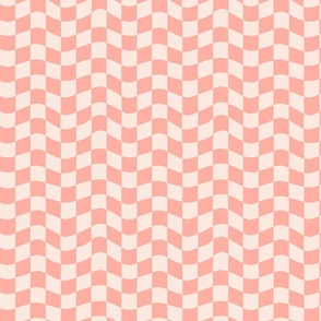 Checkered waves - Coral