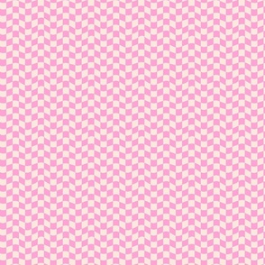 Mini Checkered waves - Pink