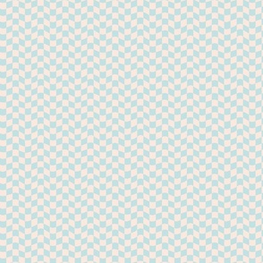 Mini Checkered waves - Blue