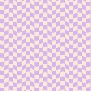Checkered waves - Purple