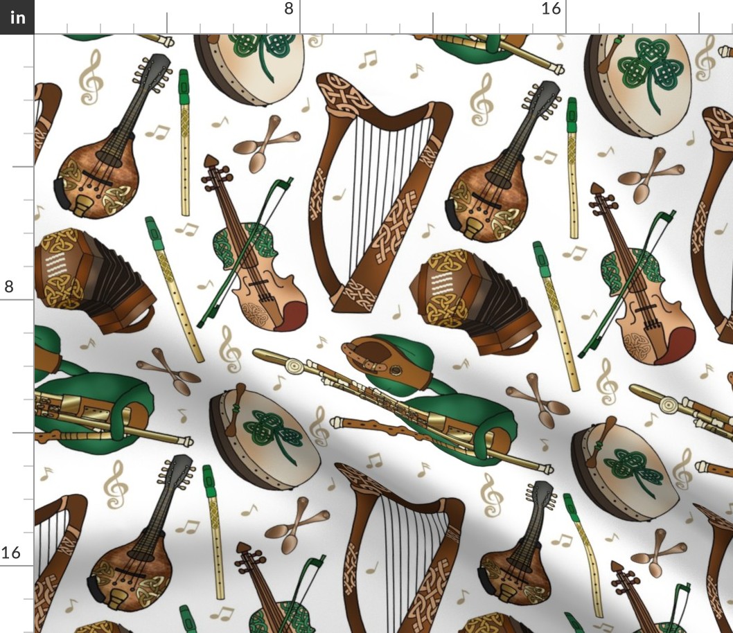 Traditional Irish Music Session (Bright White)