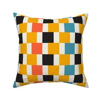 Bauhaus Staggered Stripe | Multi Ivory | X-Large