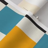 Bauhaus Staggered Stripe | Multi Ivory | X-Large