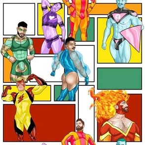 RobskiArt Comic Heroes - Classic