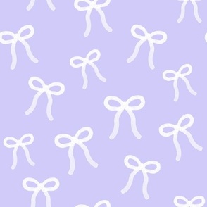watercolor bows on purple