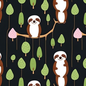 Sloths just hangin’