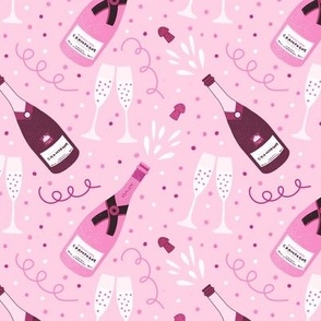 Pink Champagne Celebration Pattern