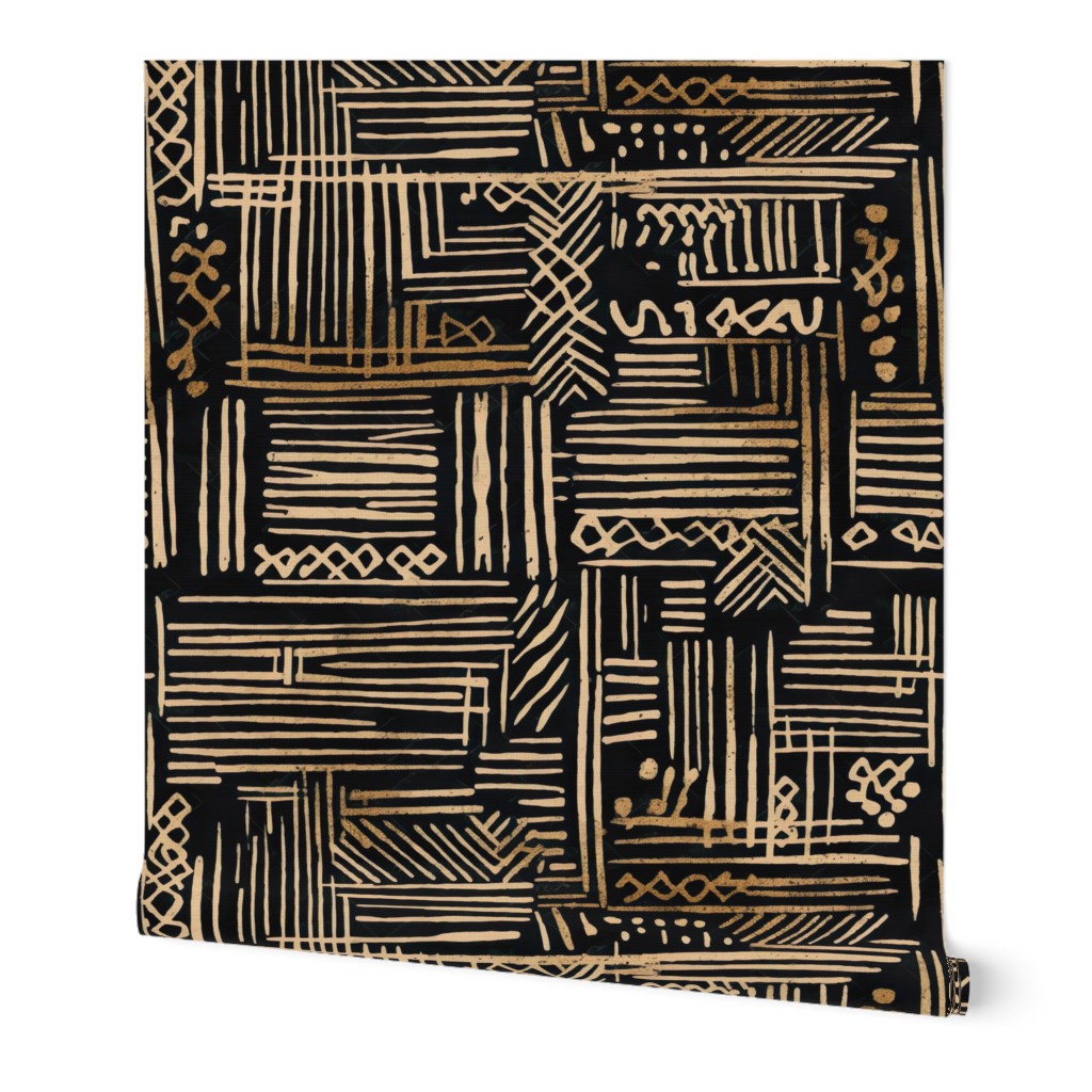 mud cloth_ bogolan black 2