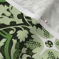 Historical Decorative pattern - Green, Black