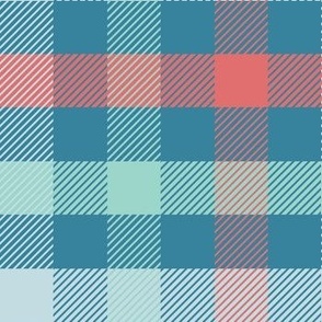 Perfect Plaid - Blue and Pink