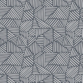 Dark gray geometric lines 