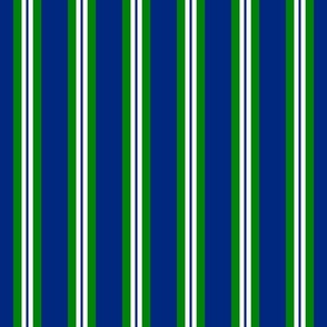 Bar Harbor Vertical Schooner Stripe Atlantic Blue and Green
