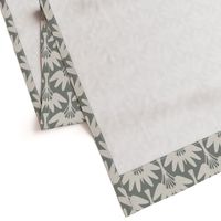 Jaipur Palm Tropical Blockprint - Cream on Sage