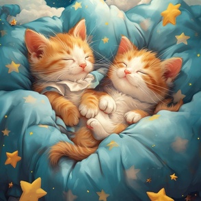 Cute Funny sleepy kittens 1