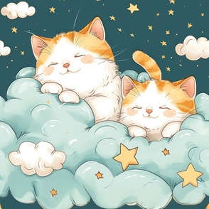 Cute Funny sleepy kittens 2