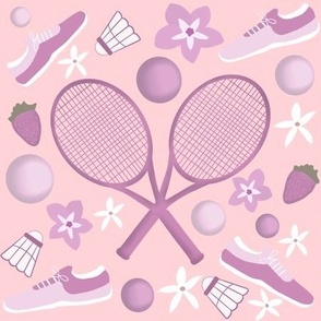 Purple  Berry Court Sports 9x9