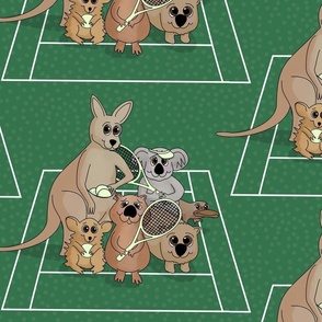 Animal friends tennis - Court sports - L