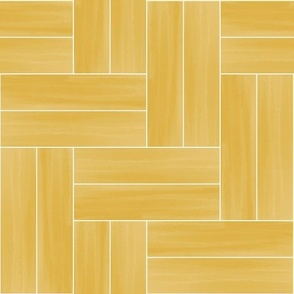 Double block herringbone pattern tiles lemon