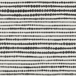 dots stripes v1 - horizontal - dark grey