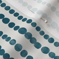 dots stripes v1 - vertical - teal blue