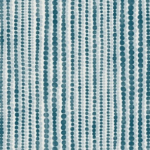 dots stripes v2 - vertical - teal blue