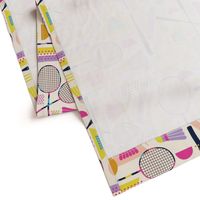 Badminton - Retro - Court Sports ©designsbyroochita