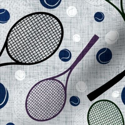 sporty pattern for tennis fans. 