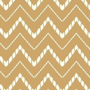 Chevron-Large Gold Yellow