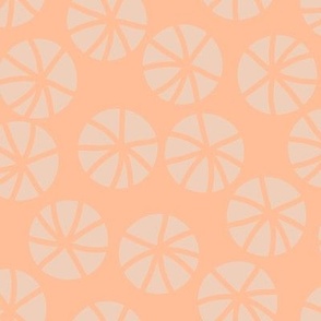 Crossed Centers-Peach Purée-Peach Fuzz-Peachy Keen Palette-Regular Scale