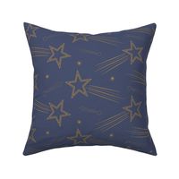 Shooting Stars-Muted Blue