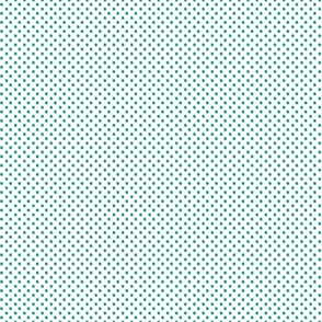 Handrawn Polka Dots -Persian Green