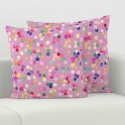 Dots confetti watercolor Colorful polka dots Lilac Lavender Medium