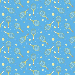 Tennis Party Blue Small
