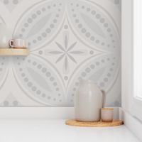 Moroccan Tiles (Pale Cool Gray)