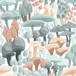 Watercolor Mushrooms - Outdoor Adventure Collection