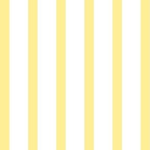 Simply Spring Yellow  and White Stripes