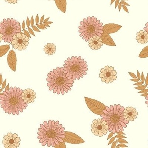 Tossed Daisies-Pink Large